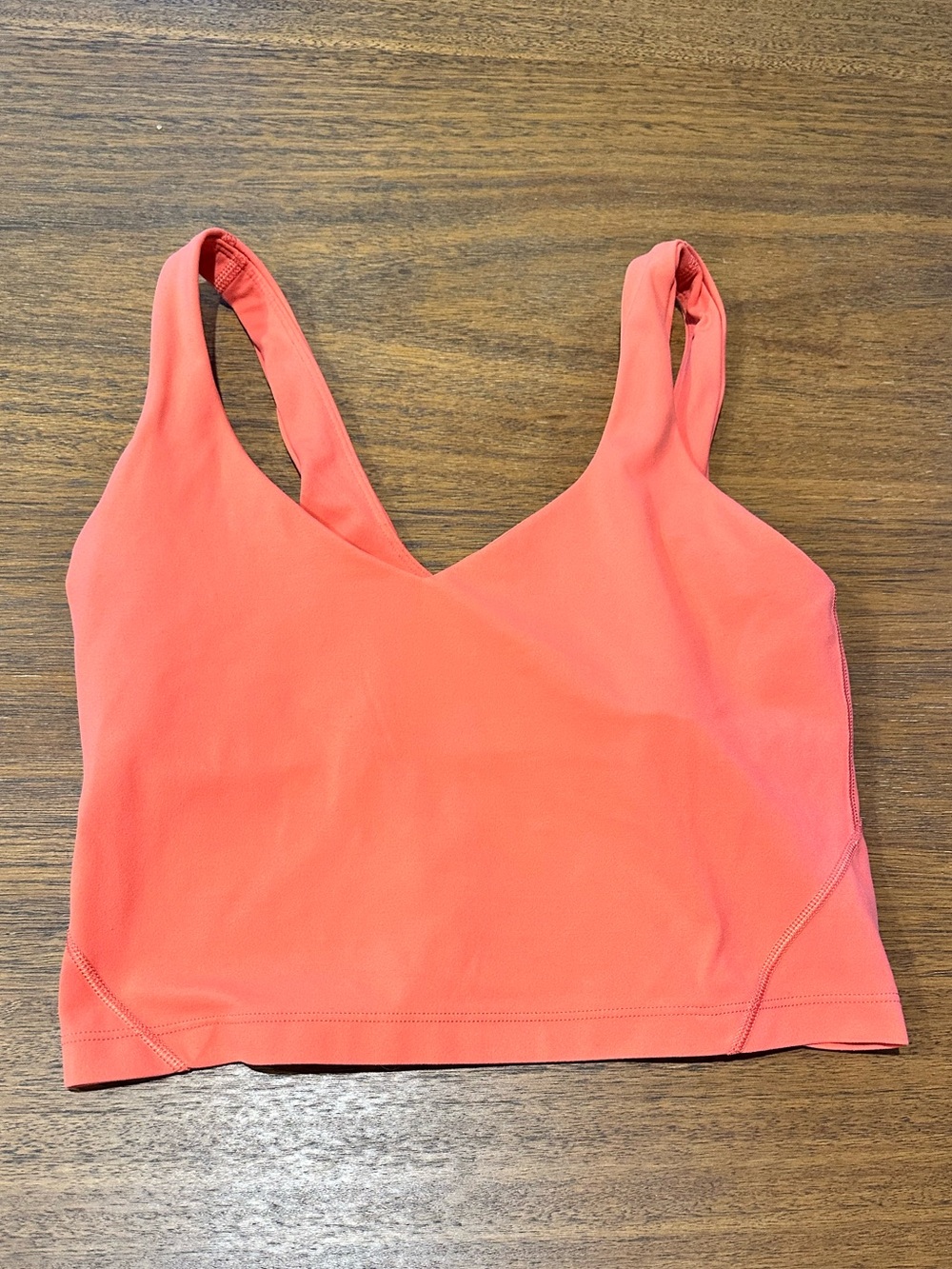 lululemon athletica Coral V-Neck Crop Tank